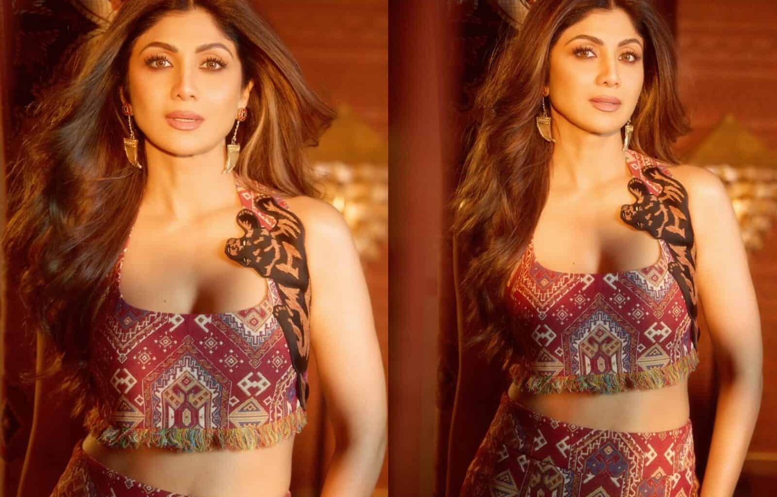 Shilpa Shetty Turns Heat Up In Prints
