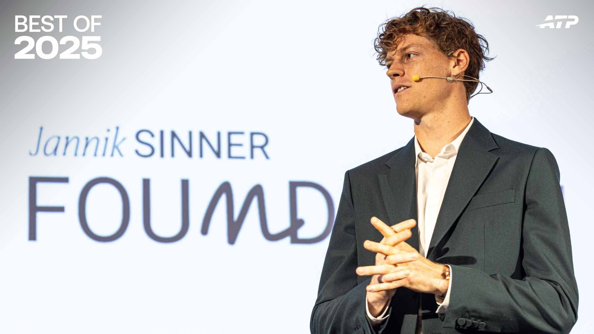 Jannik Sinner launched the Jannik Sinner Foundation in April and held an unveiling event in September.