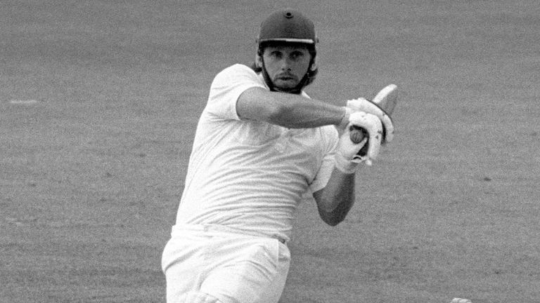 Smith in 1988 in batting action for Hampshire. Pic: PA