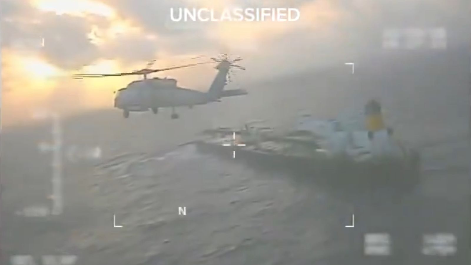 A second tanker is seized. Pic: X/@Sec_Noem