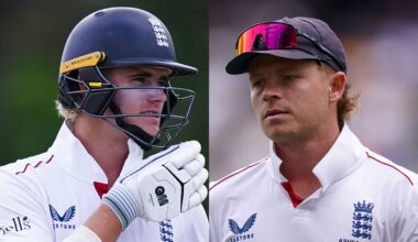 Jacob Bethell and Ollie Pope