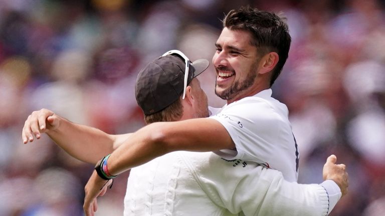 Josh Tongue (right), England, The Ashes Test cricket (PA I,ages)