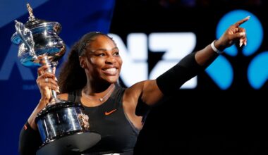 Serena Williams defeated her sister, Venus, during the women's singles final at the Australian Open in 2017 whilst she was eight weeks pregnant