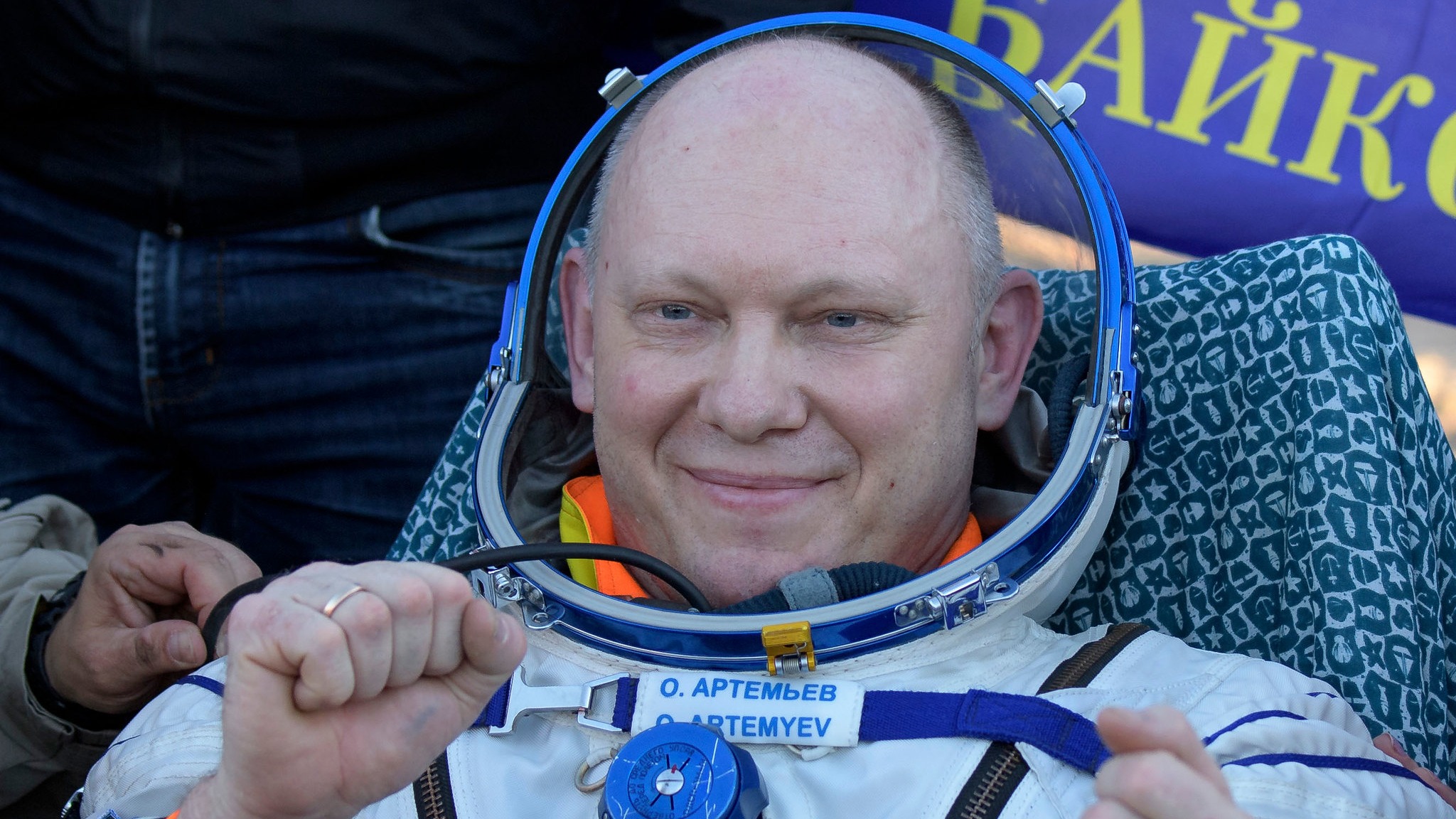 Russian cosmonaut Oleg Artemyev.