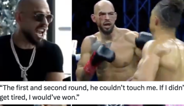 Andrew Tate blamed fatigue for his crushing boxing comeback defeat and of all the crushing knockdowns KSI said it best