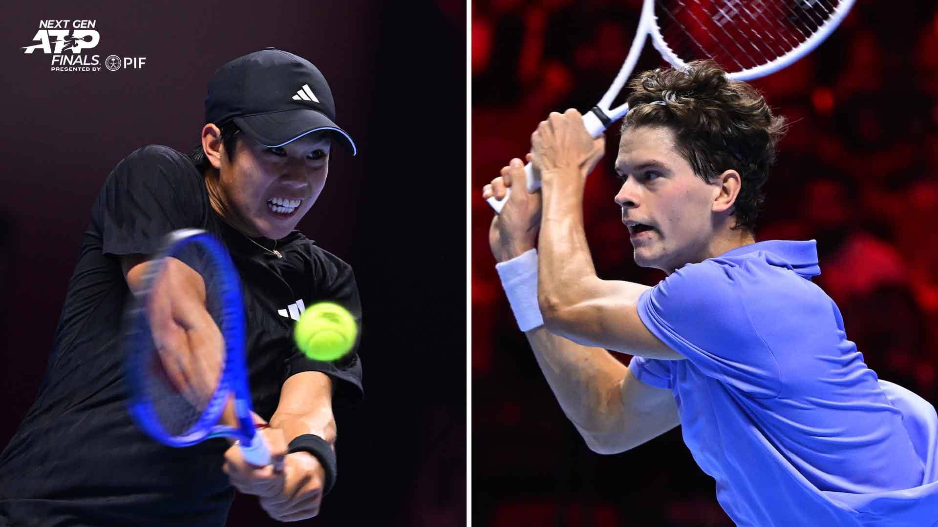 Learner Tien and Alexander Blockx are the top two seeds at the Next Gen ATP Finals presented by PIF.