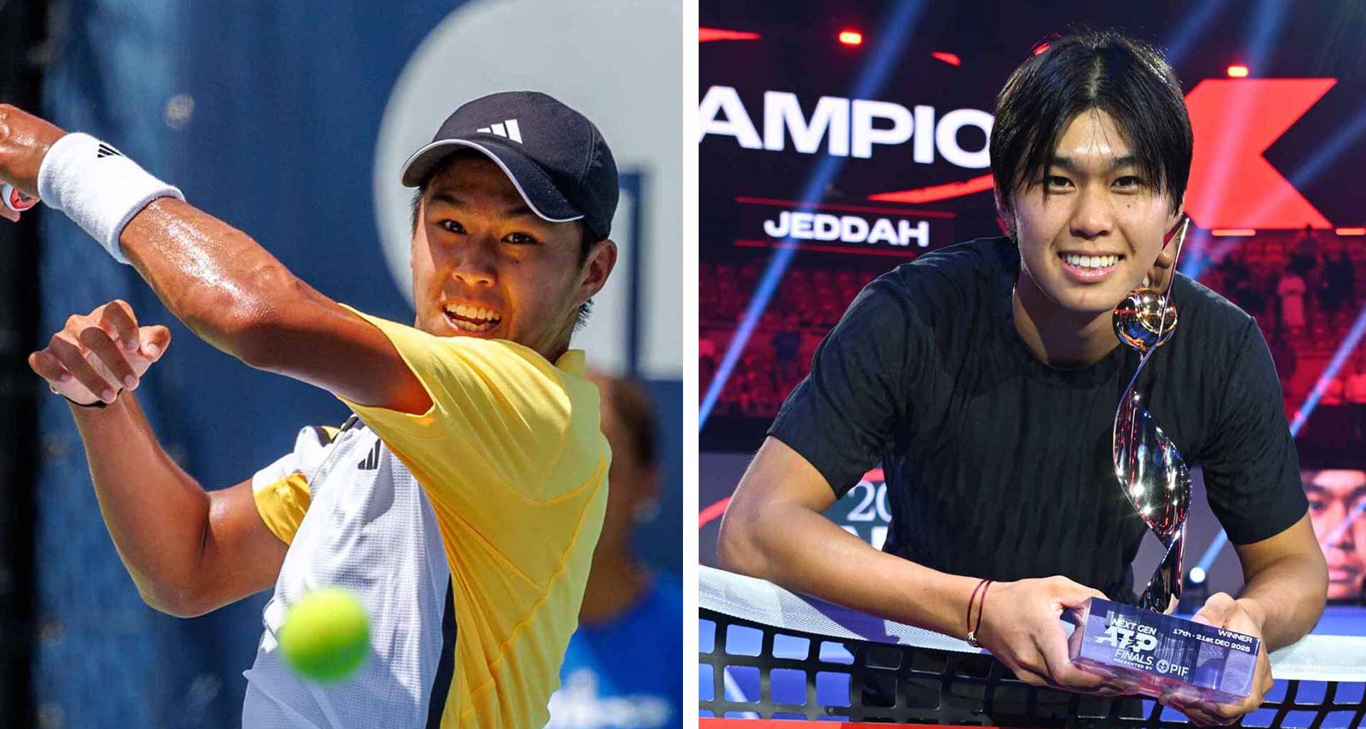 Learner Tien finished 2025 at a career-high No. 28 in the PIF ATP Rankings.