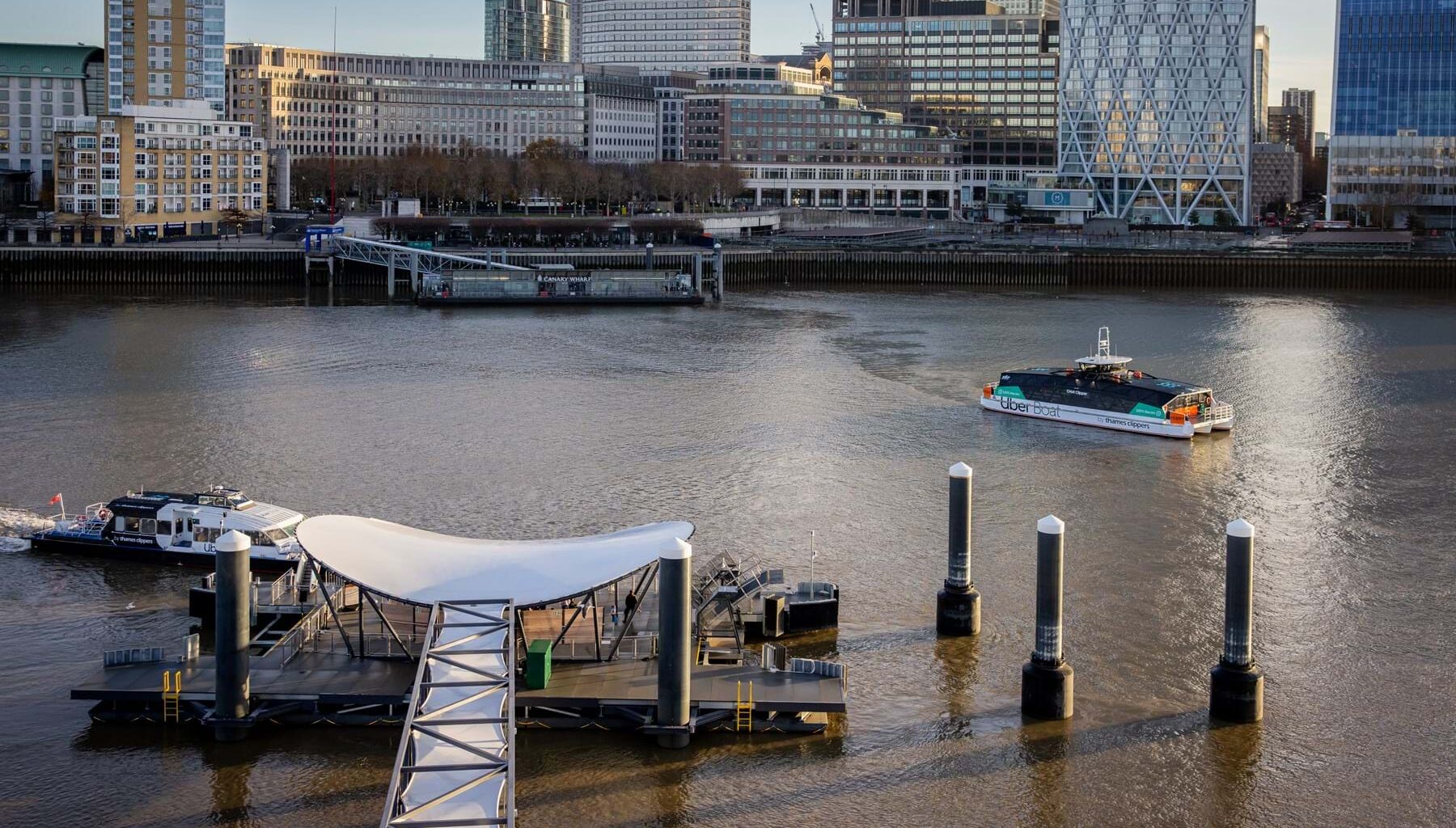 The Orbit Clipper on the Thames