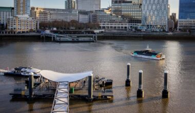 The Orbit Clipper on the Thames
