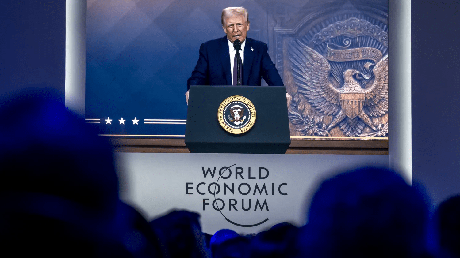 President Trump addressed last year’s meeting by video