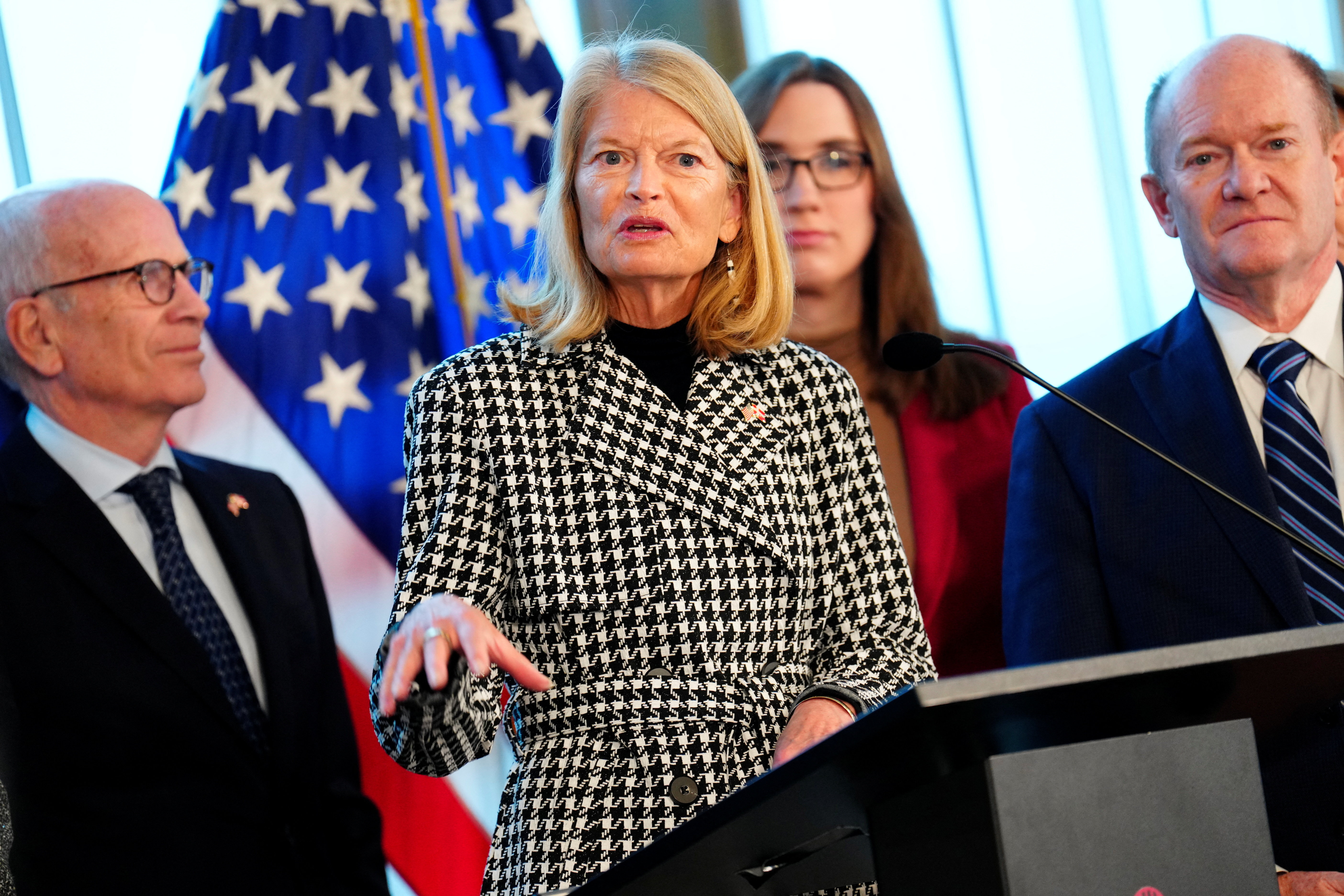 Lisa Murkowski, the Republican senator from Alaska