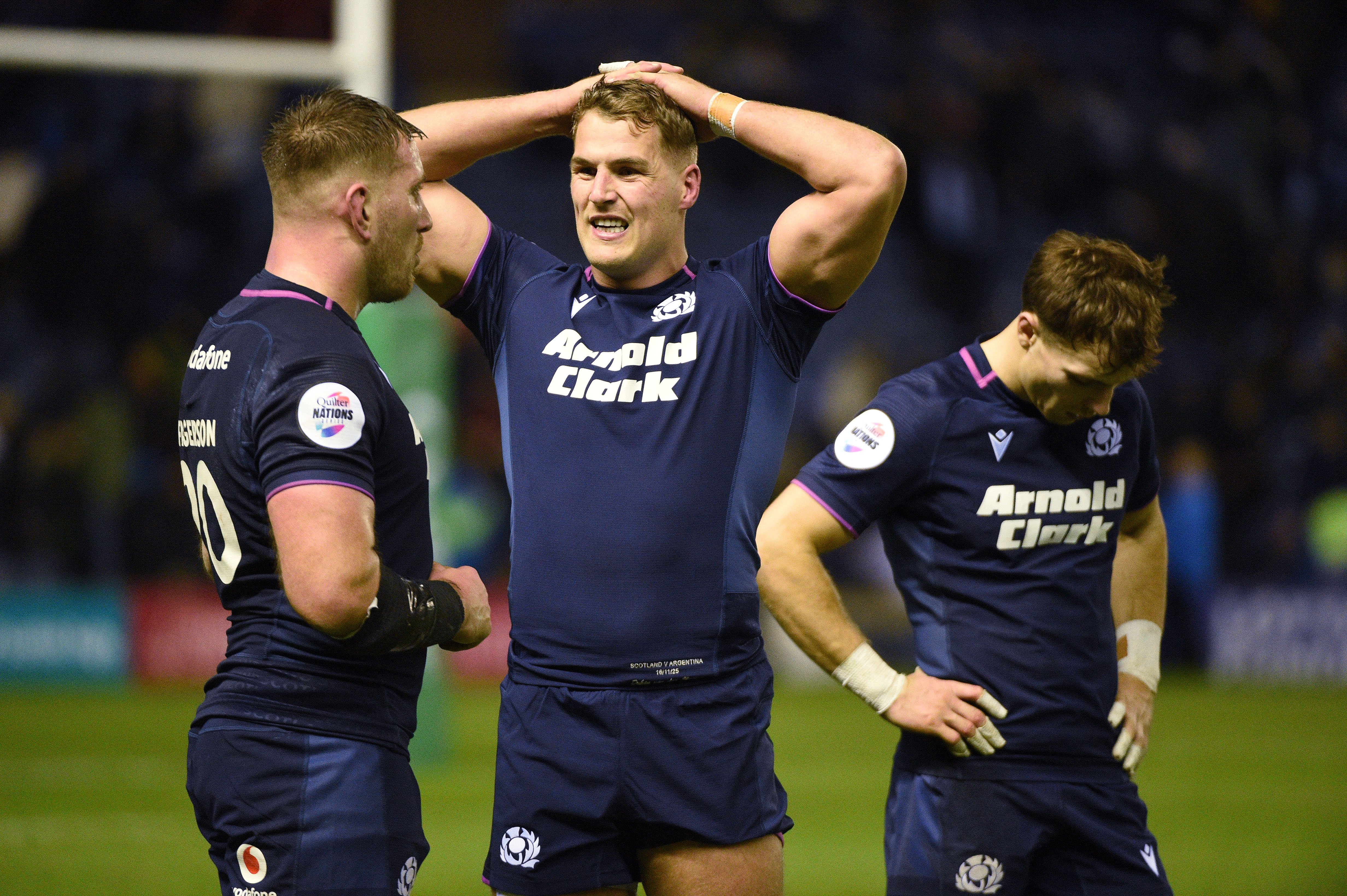 Scotland v Argentina, Autumn Internationals, Rugby Union, Scottish Gas Murrayfield Stadium, Edinburgh, Scotland, UK - 16 Nov 2025