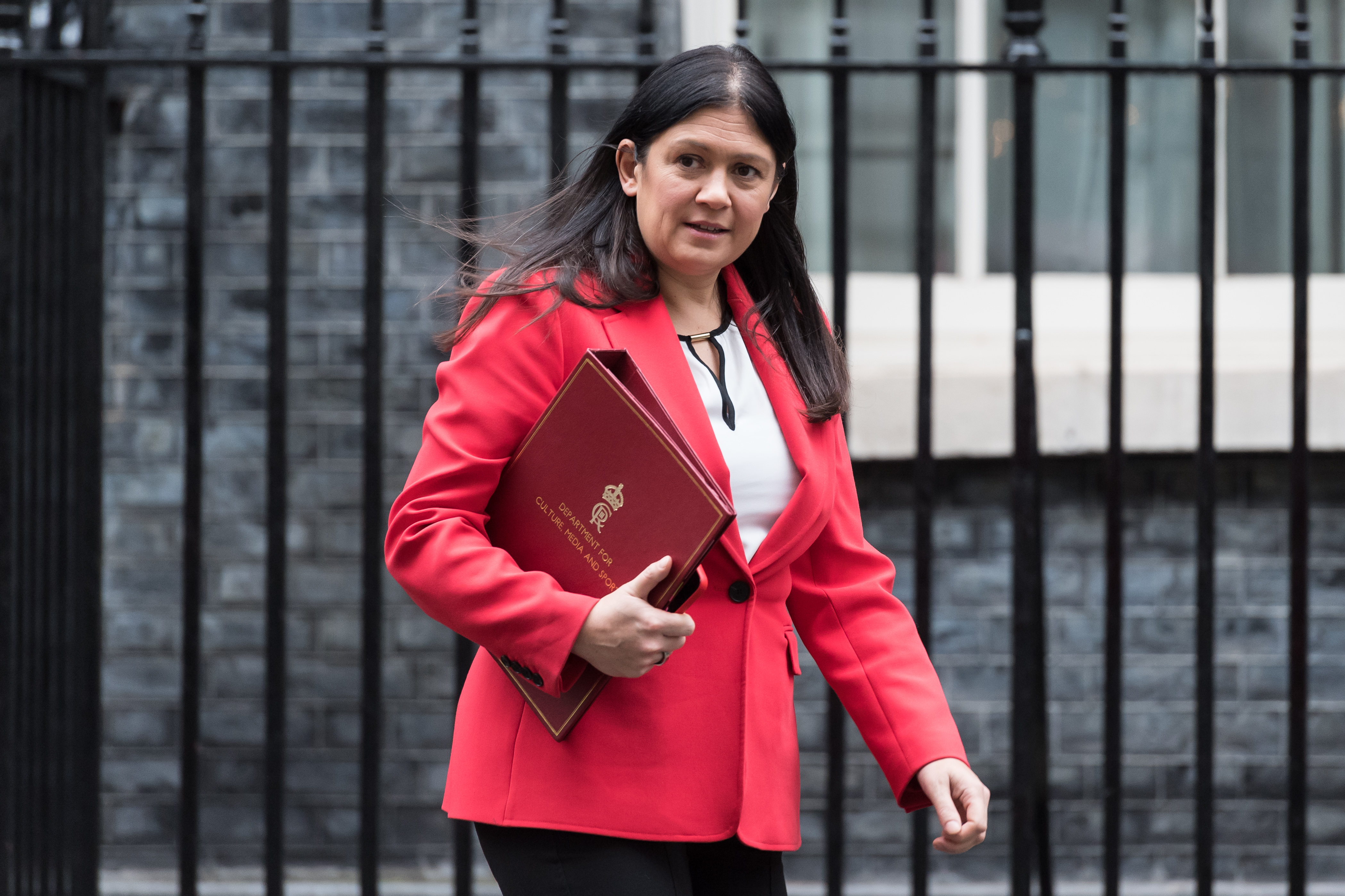 Lisa Nandy, Secretary of State for Culture, Media and Sport, leaving 10 Downing Street.