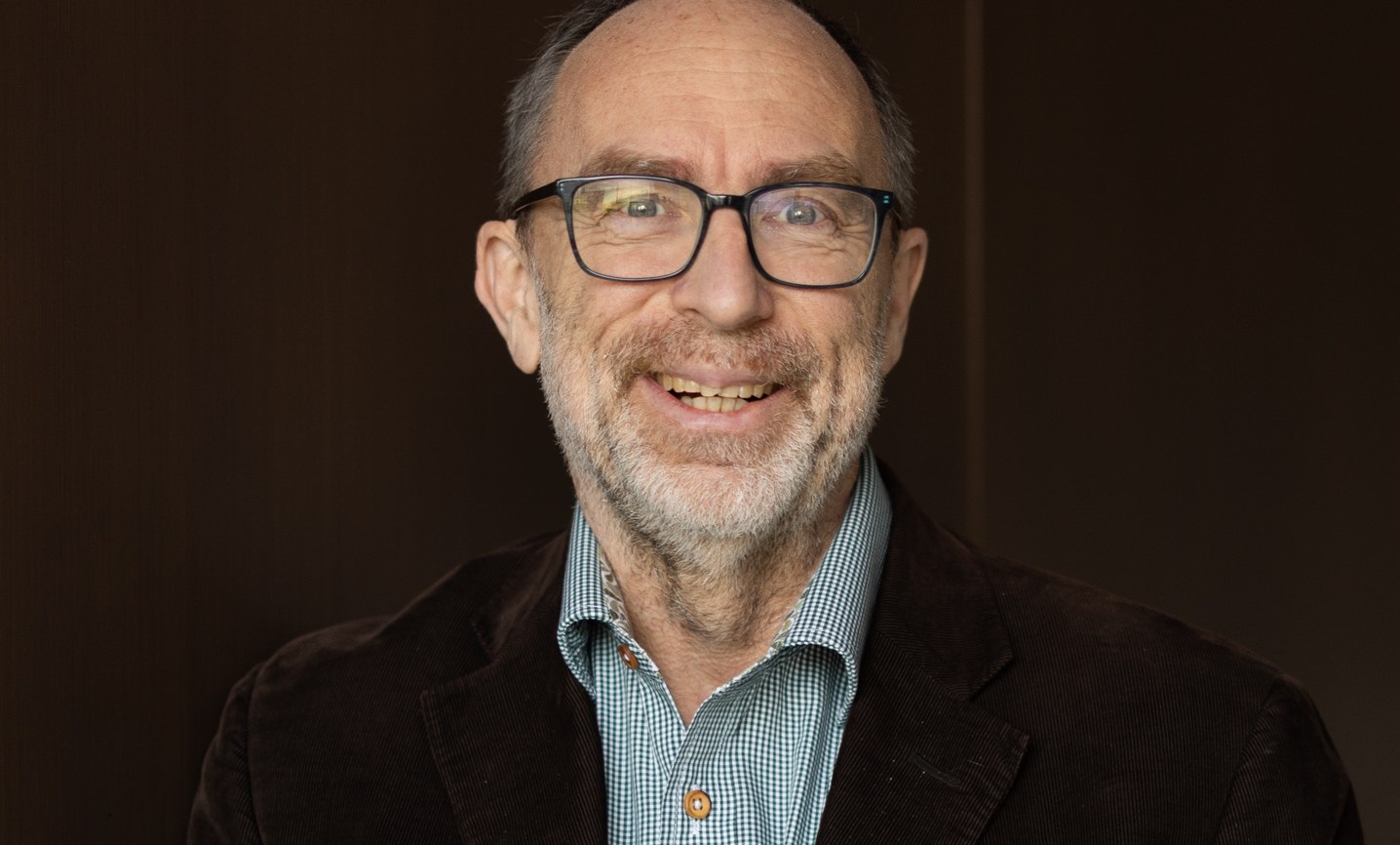 Wikipedia Co-founder Jimmy Wales after a Bloomberg Television interview.