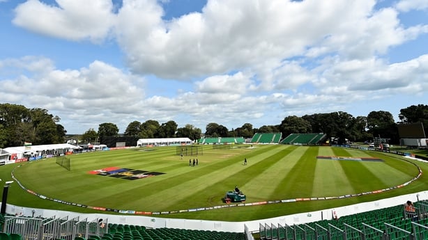 A general view of Malahide Cricket Ground in Dublin before match two of the Men's T20 International series between Ireland and India at Malahide Cricket Ground in Dublin.