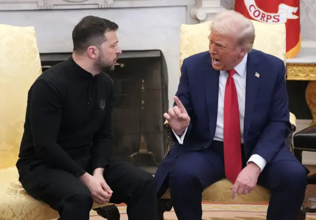 Zelensky and Trump