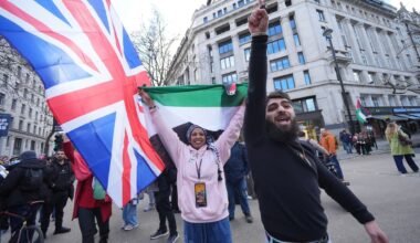 Police brace as pro-Palestine and Ukip rallies descend on capital - London Evening Standard