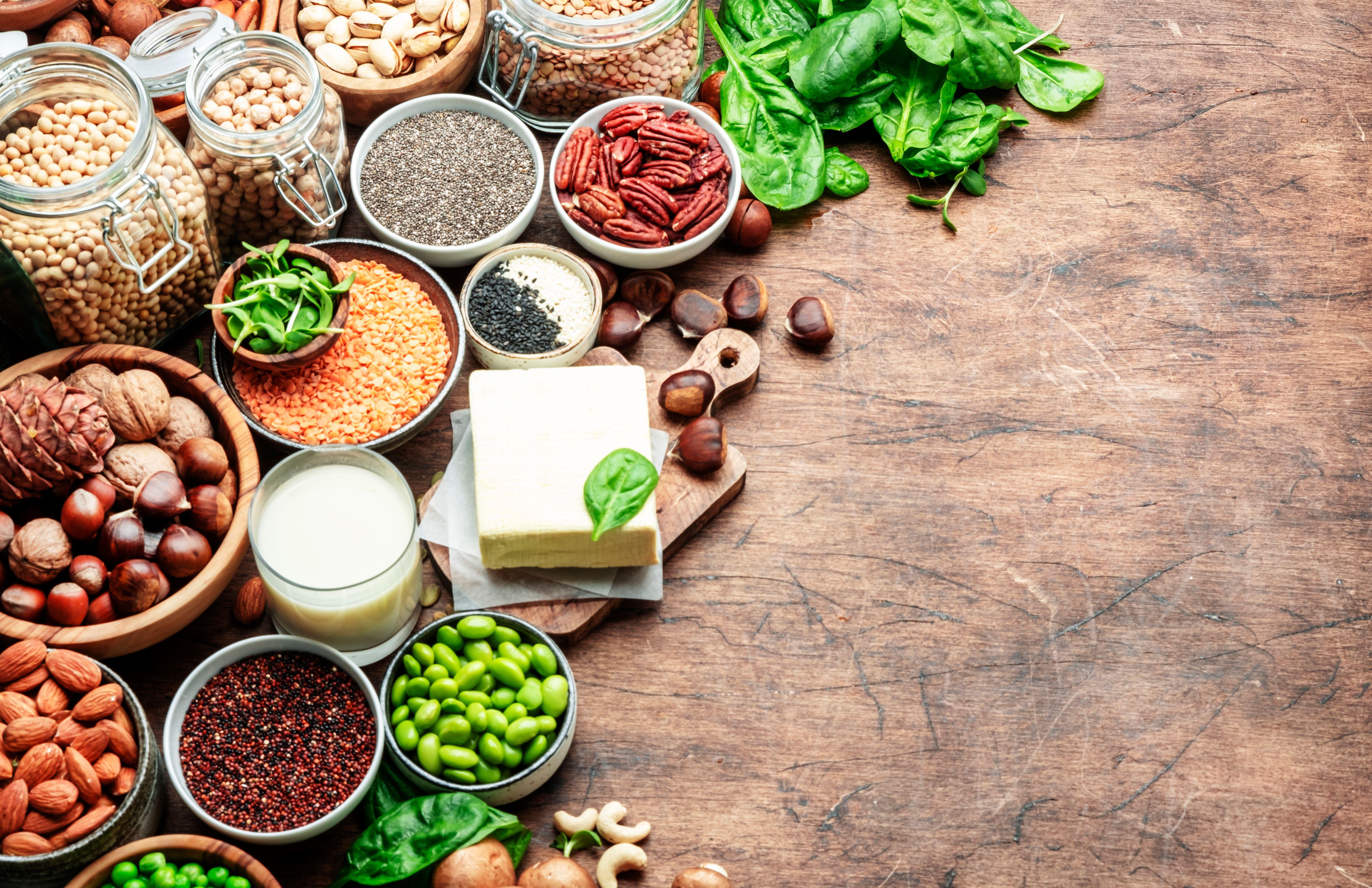 A variety of dairy foods, meat, fish, chicken, eggs, tofu and even nuts and pulses are a great source of protein.
