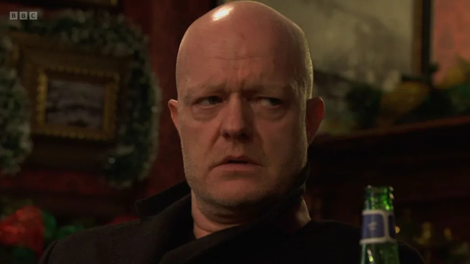 eastenders, max branning looking sad in the queen vic