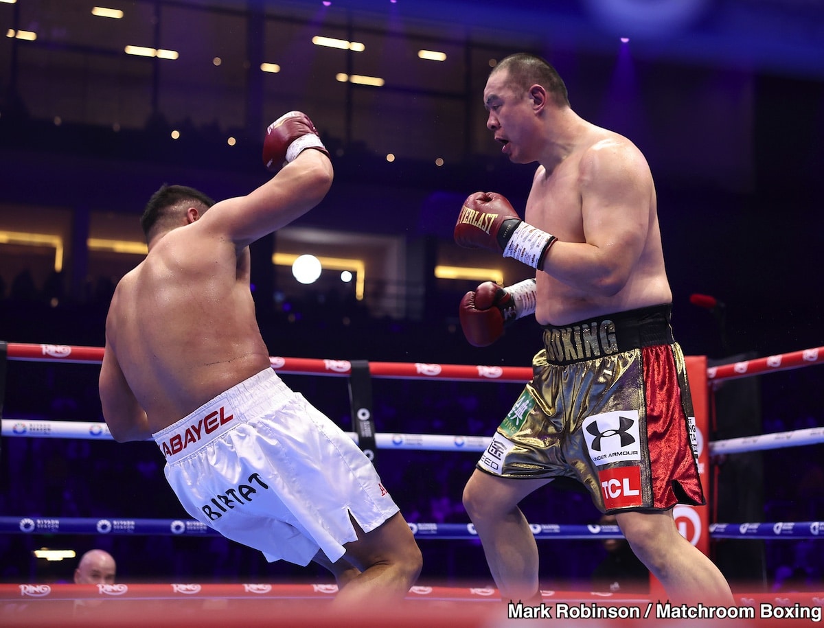 Image: Daniel Dubois vs Zhilei Zhang in Discussion