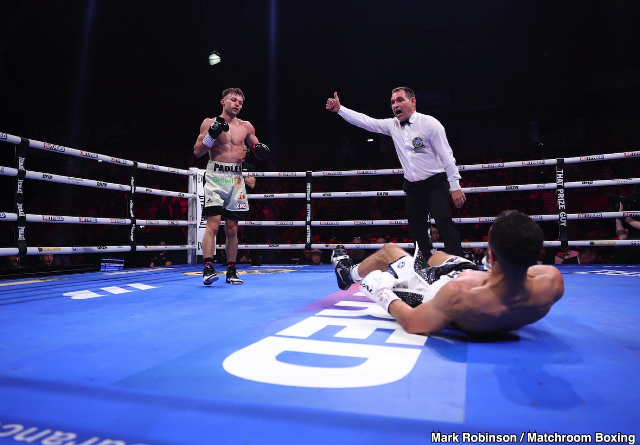 Image: Boxing Results: Josh Padley Stops Jaouad Belmehdi in Two