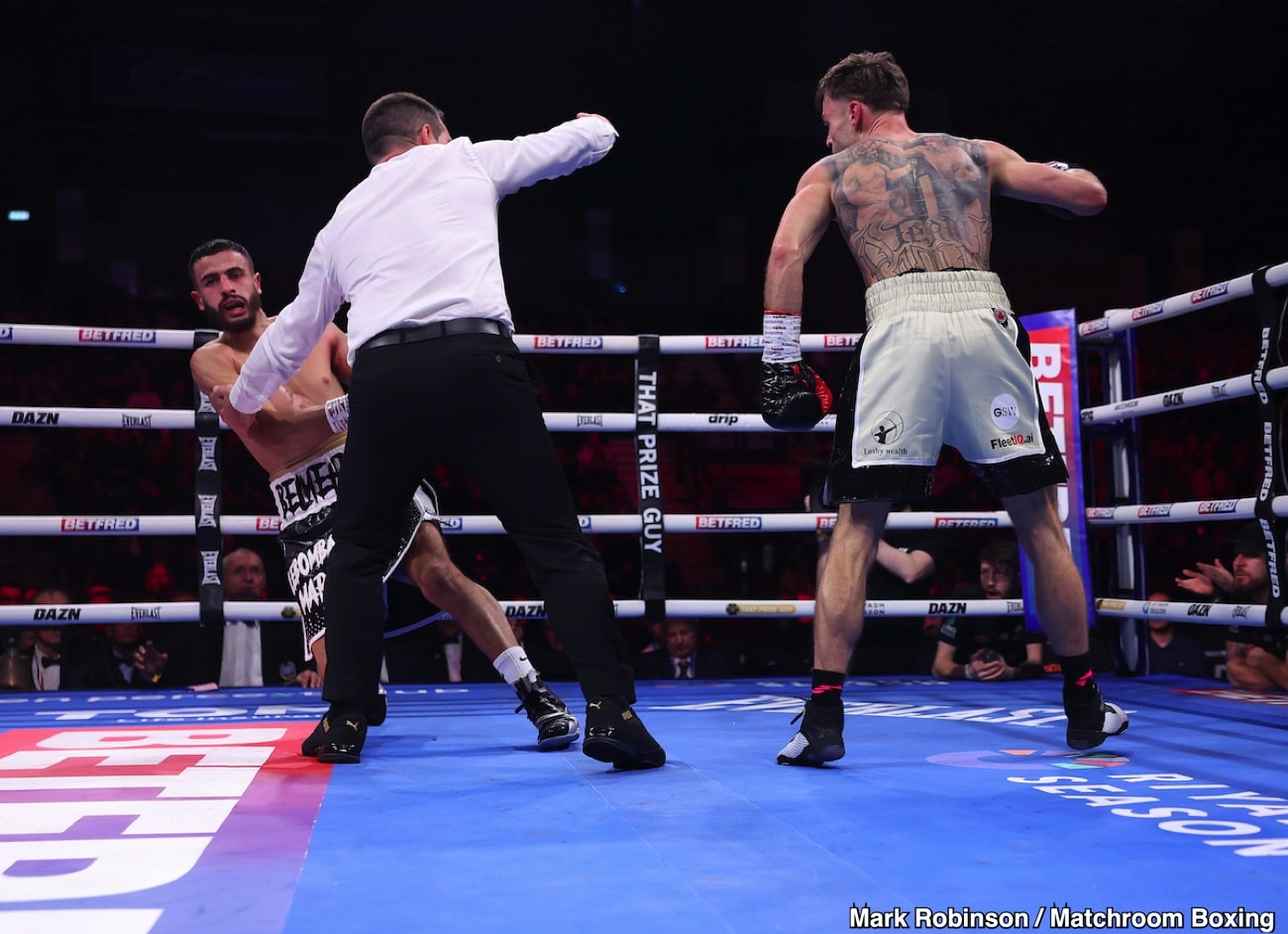 Image: Boxing Results: Josh Padley Stops Jaouad Belmehdi in Two