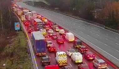 M6 set to remain shut all day after woman found dead near busy motorway
