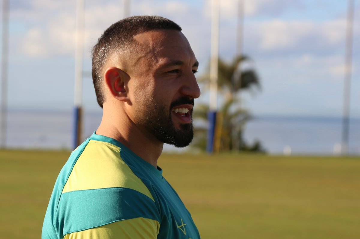 Elliot Minchella pictured during Hull KR's Tenerife training camp.