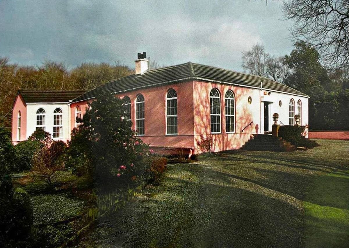 The 'Pink House' in its heyday