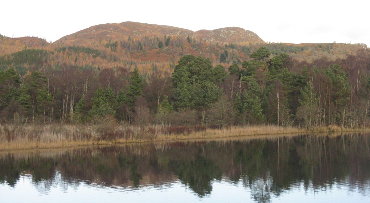 Autumn colours from the Loch of the Lowes