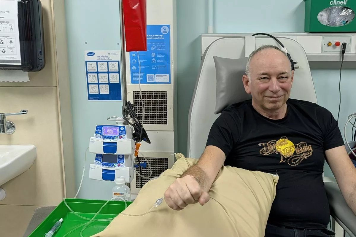 Nigel was diagnose with haemophilia at eleven months old