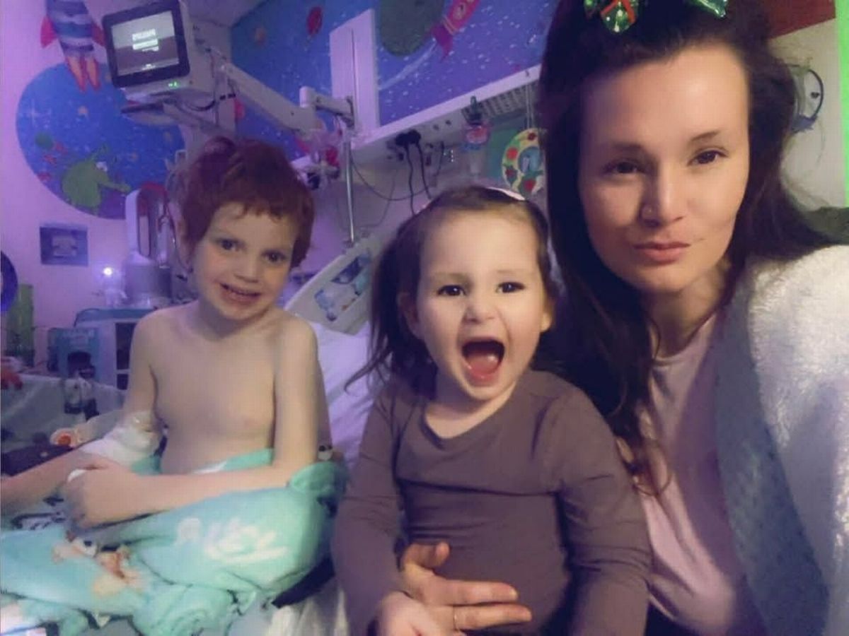 Kimberley's daughter Lily is staying with her dad while Kimberley looks after Theo 