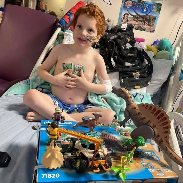 Kimberley has described her son as the most outgoing and active little boy 