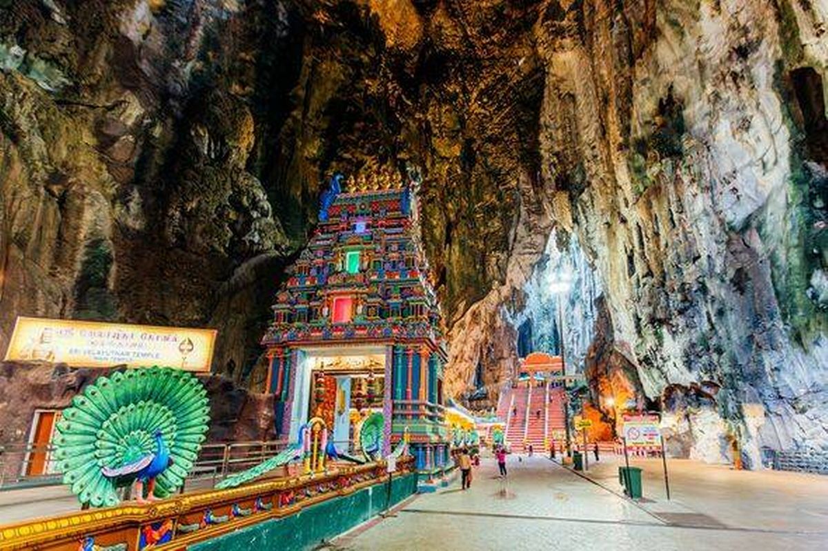 Batu Caves temple near Kuala Lumpur, in Malaysia