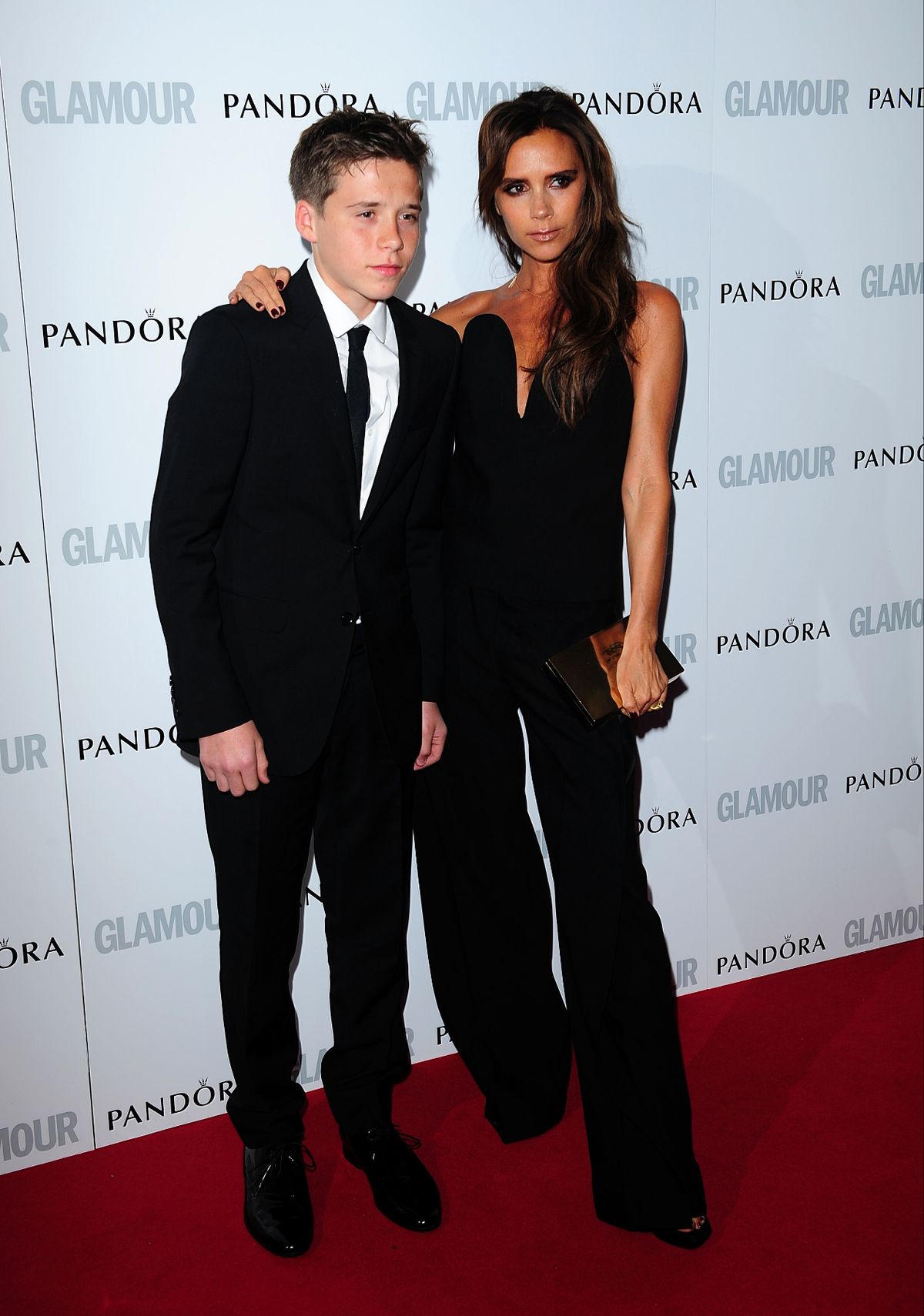 Brooklyn Beckham and Victoria Beckham