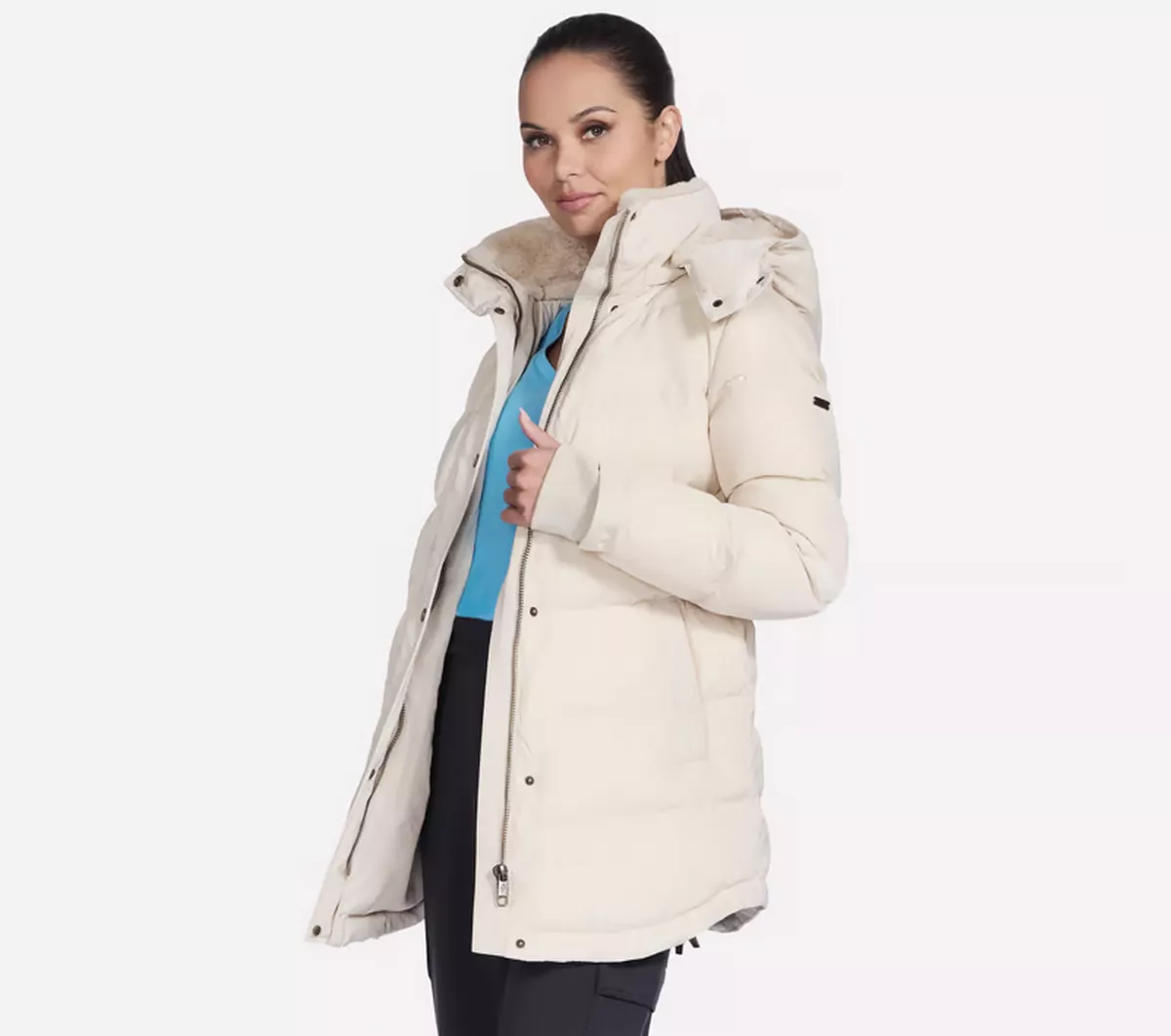 The Skechers coat is 'great' for freezing or milder weather