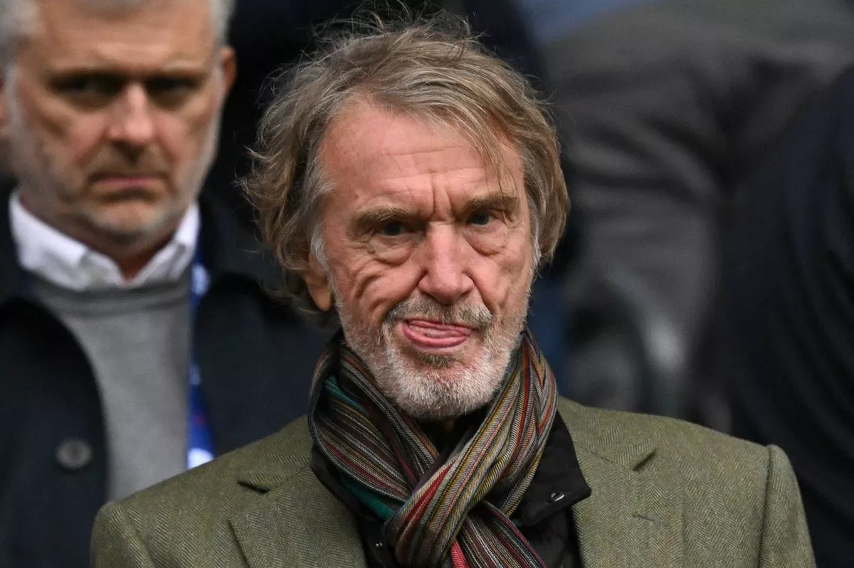 Sir Jim Ratcliffe watching Manchester United in 2025