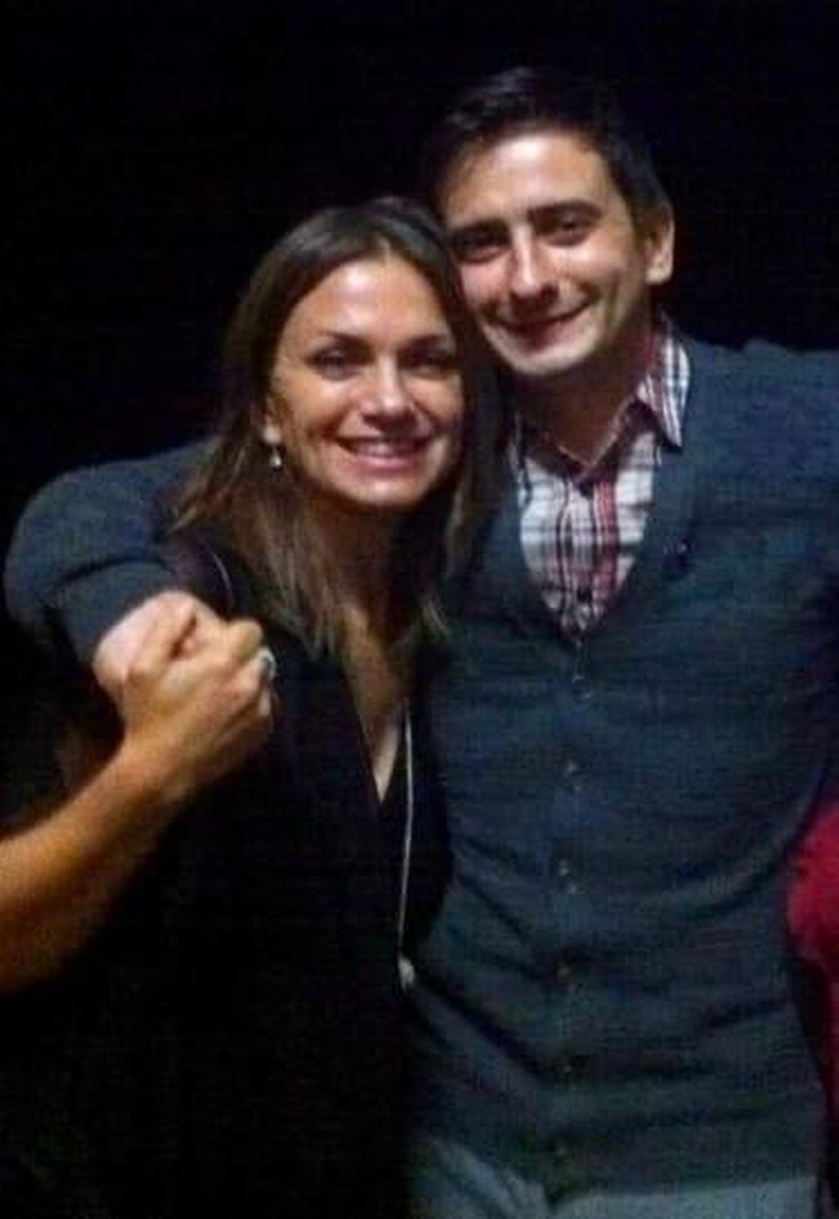 Simone with her brother Stephen.