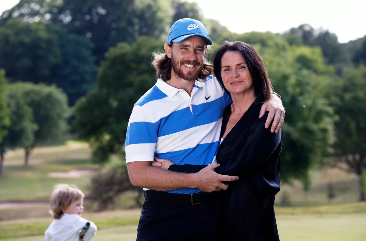 Tommy Fleetwood and his wife Clare