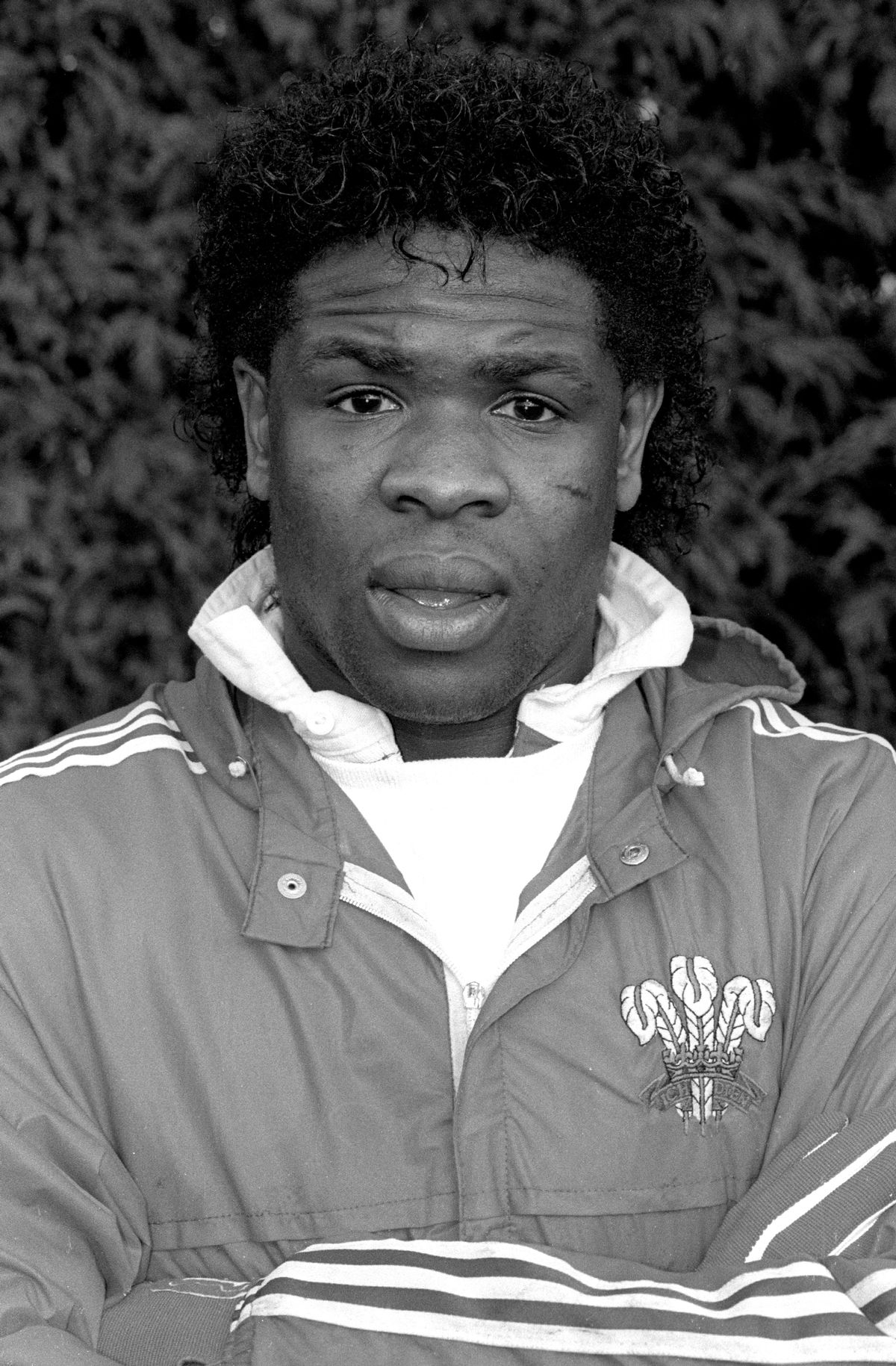 Glenn Webbe on Wales duty in 1988