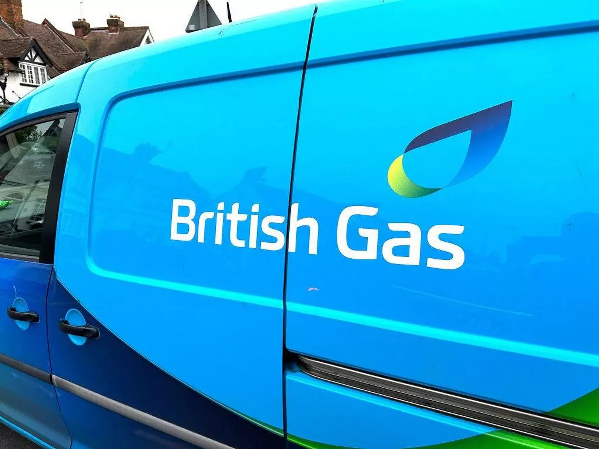 British Gas Van logo parked 