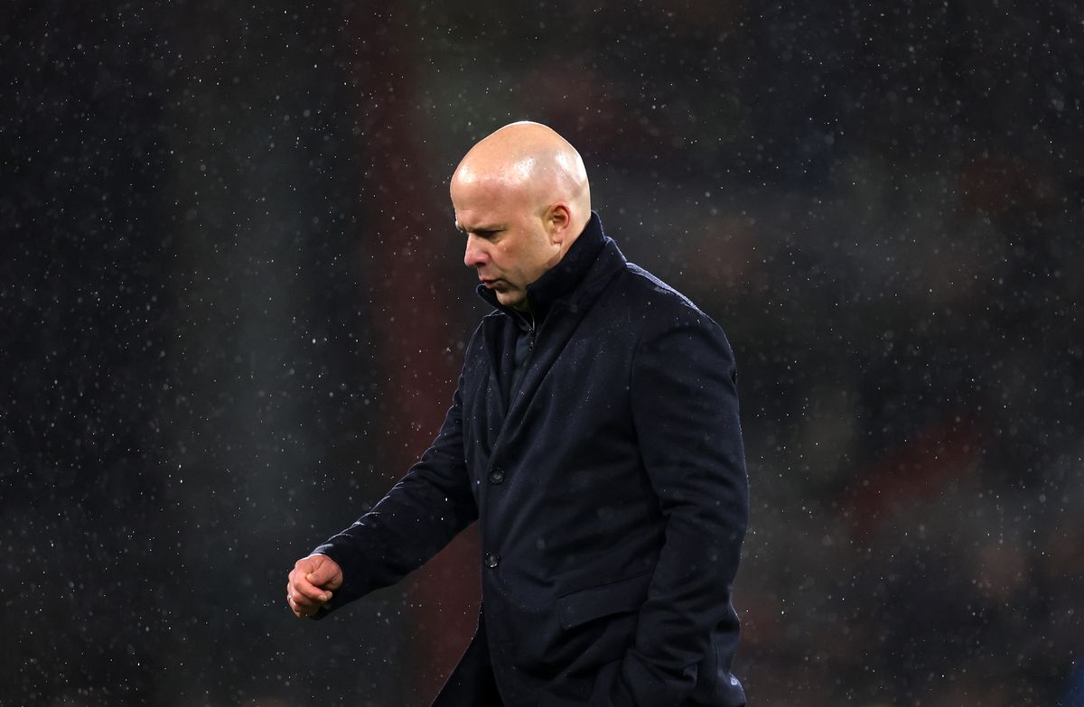 Liverpool head coach Arne Slot