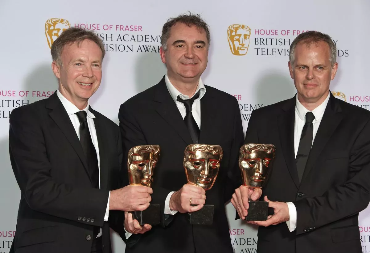 Graham Norton Show producers Graham Stuart, Jon Magnusson and director Steve Smith