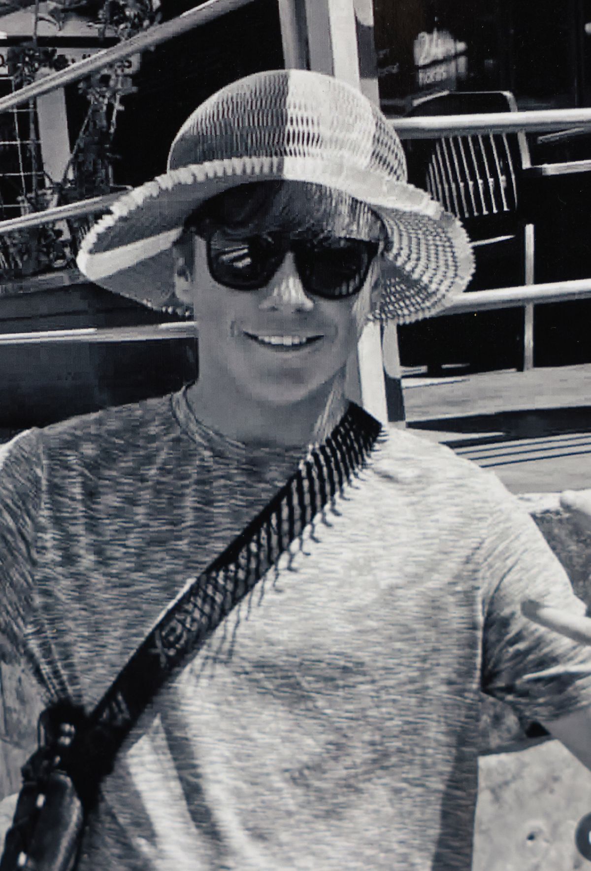 Harry Begg pictured weeks before his death.