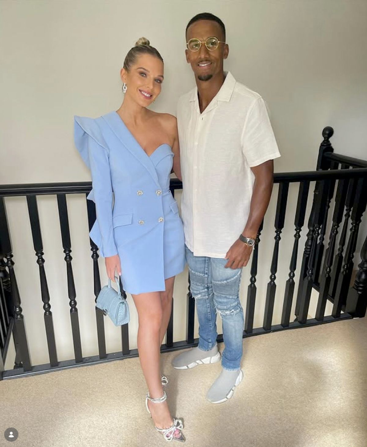 Helen Flanagan and  Scott Sinclair