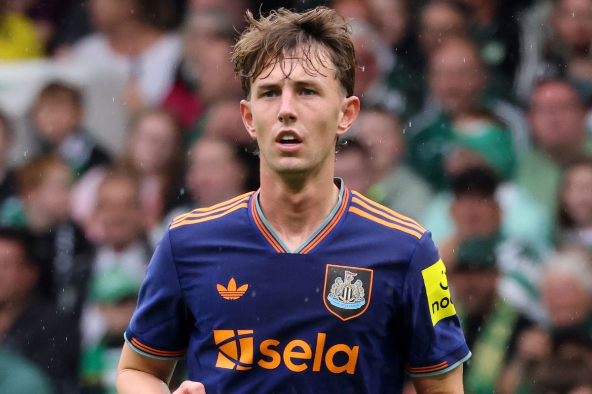 Newcastle United midfielder Joe White.