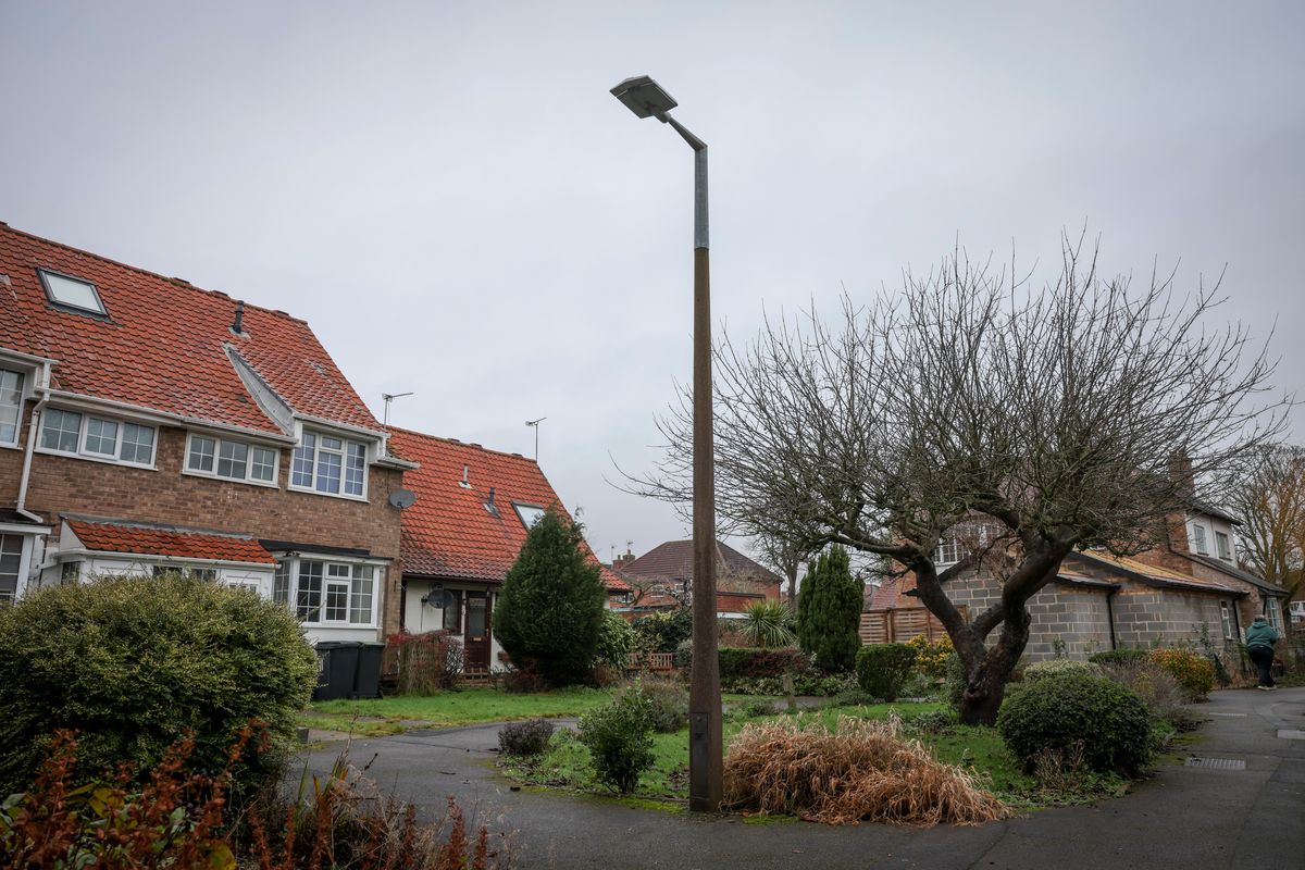 The lamppost is causing significant problems for residents on the close