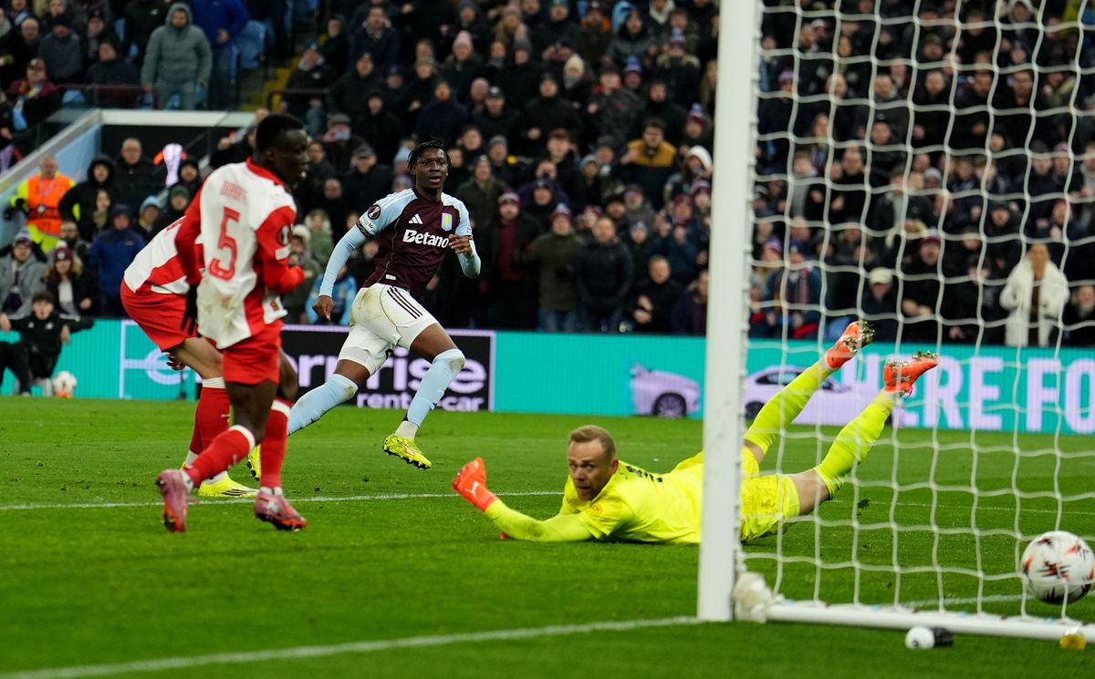 Jamal Jimoh-Aloba scored the winner for Aston Villa against RB Salzburg