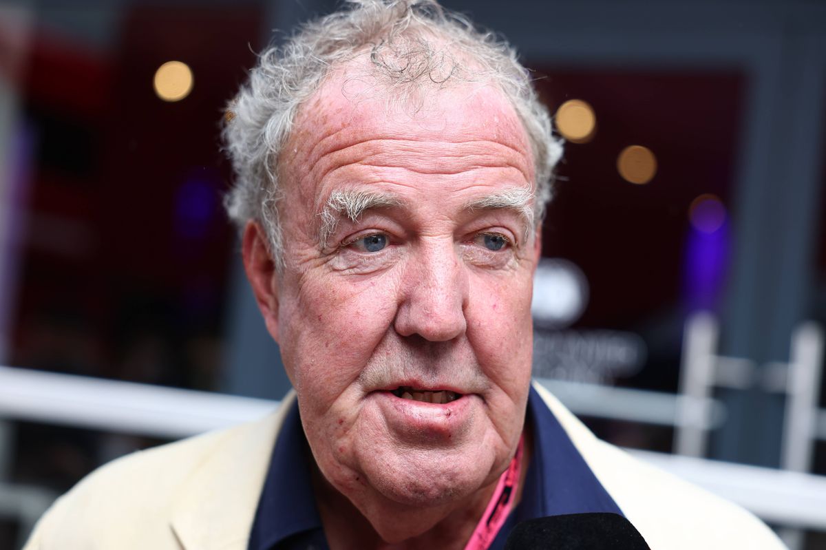 Jeremy Clarkson ahead of the Formula 1 British Grand Prix at Silverstone Circuit