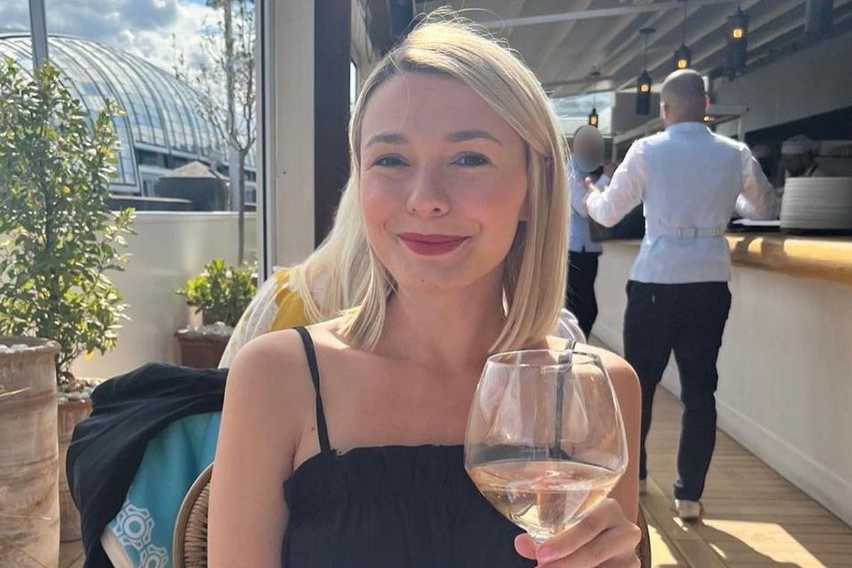Hollie Thursby, from Sunderland, Tyne and Wear, says she started experiencing pain behind her ear and down the side of her neck when enjoying a couple of glasses of wine following the birth of her second son in December 2024.